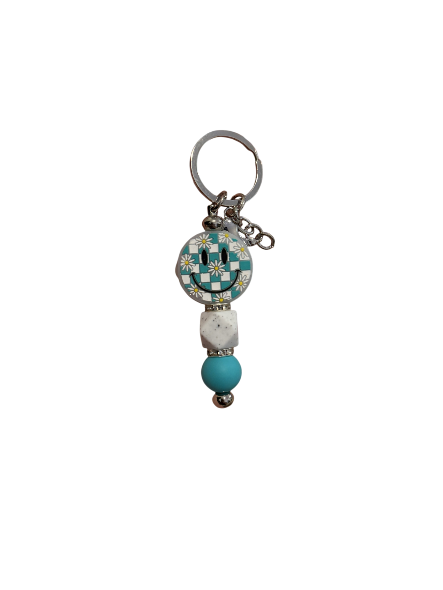 Aqua Happiness Keyring