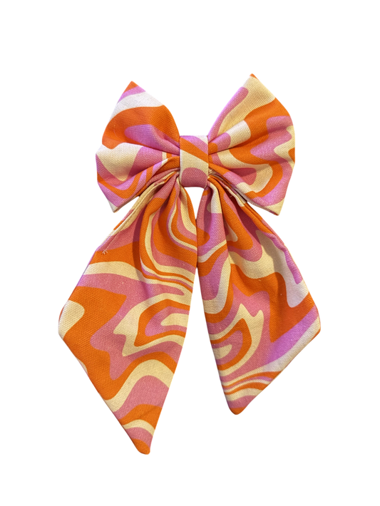 Groovy Swirl Bow