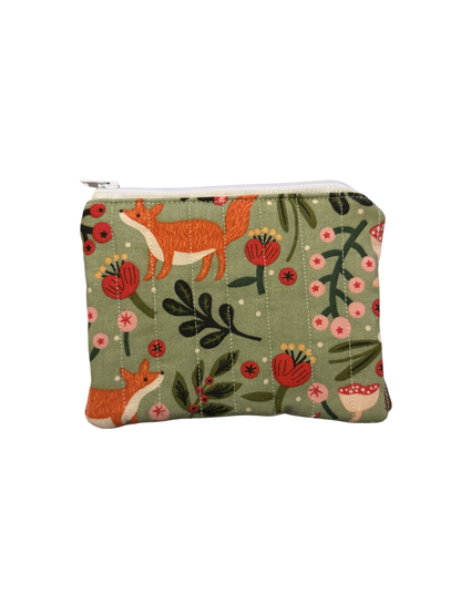 Woodland Fox x Autumn Meadow Coin Purse