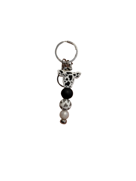 Daisy Cow Keyring