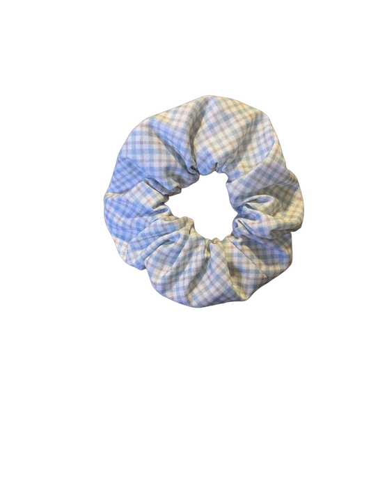 Country Blue Scrunchie